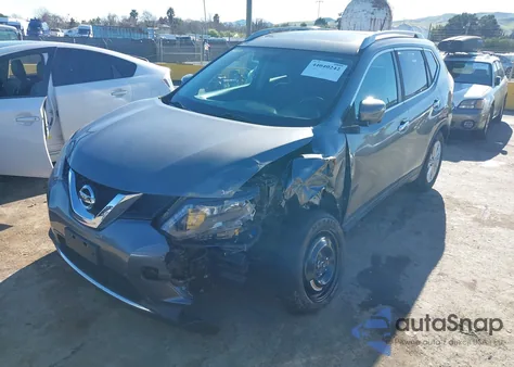 2016 Nissan Rogue Sv z USA, uszkodzony, nr VIN 5N1AT2MT6GC735856
